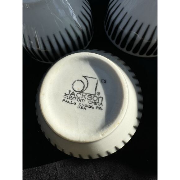 3 JACKSON Custom China Restaurant Ware RADIANT CONDIMENT/ BOWLS VINTAGE -C22 - Picture 8 of 11